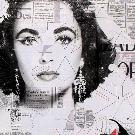 Collage_26_Elizabeth Taylor Pop_60x60 cm