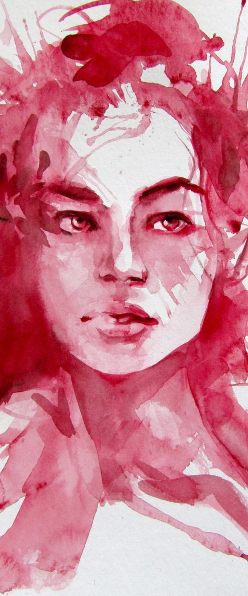 Portrait of a girl II by Kovács Anna Brigitta