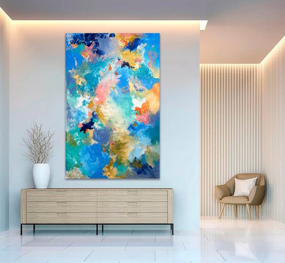 "Soar in the clouds"