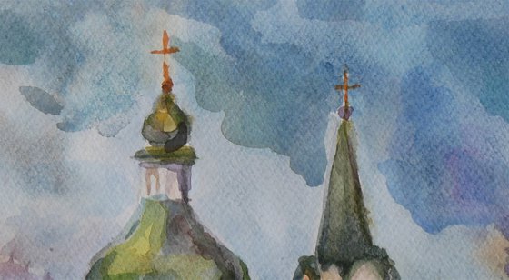 Ancient church in Sednev