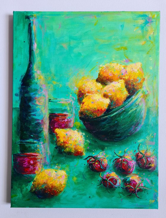 Wine, Lemons and Tomatoes