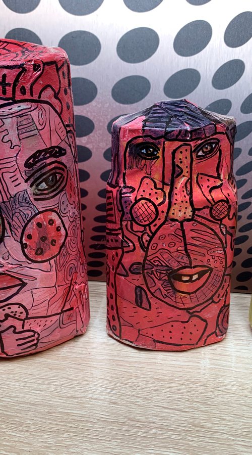 Box family (3 pieces) by Pavel Kuragin