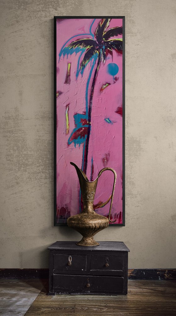 Pink palms