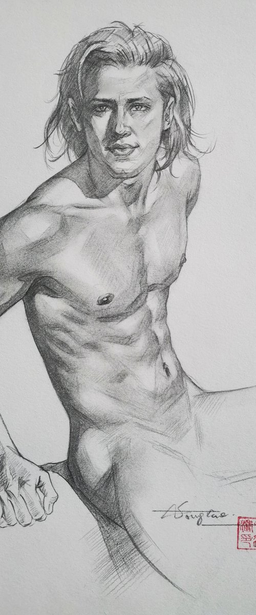 Drawing- male model #20311 by Hongtao Huang