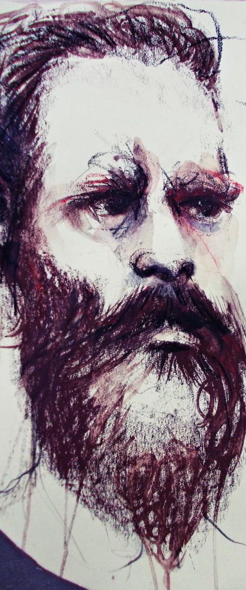 Melancholic portrait by Nevena Kostić