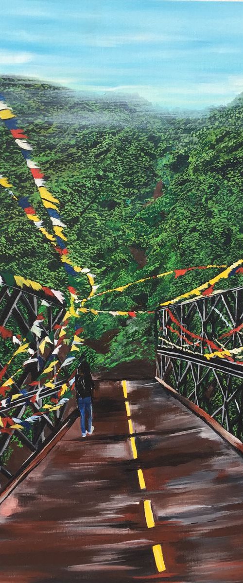 Bridge of Bhutan by Dipti Janardhana