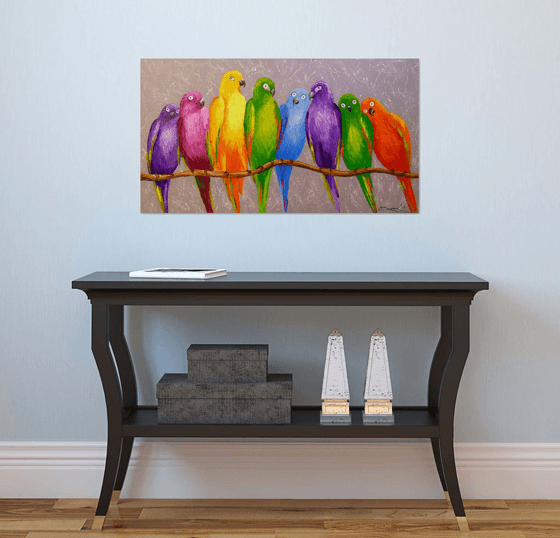 Parrots friends