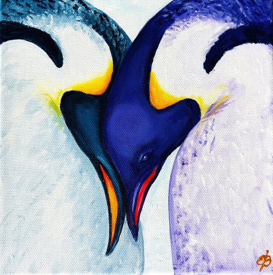 Penguins in love