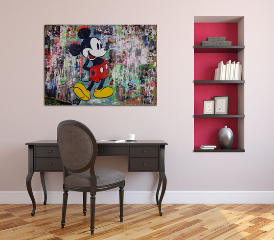 Micky Mouse in art