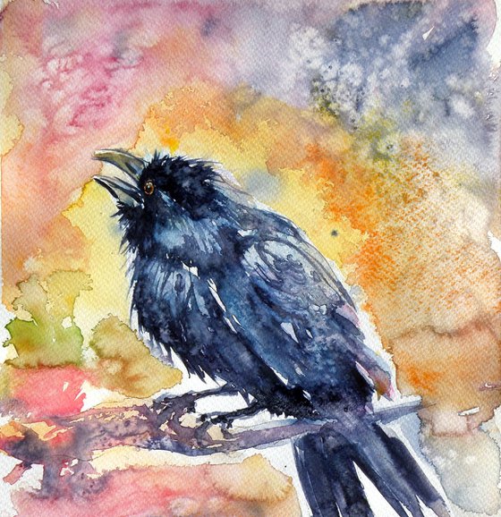 Crow in autumn IV