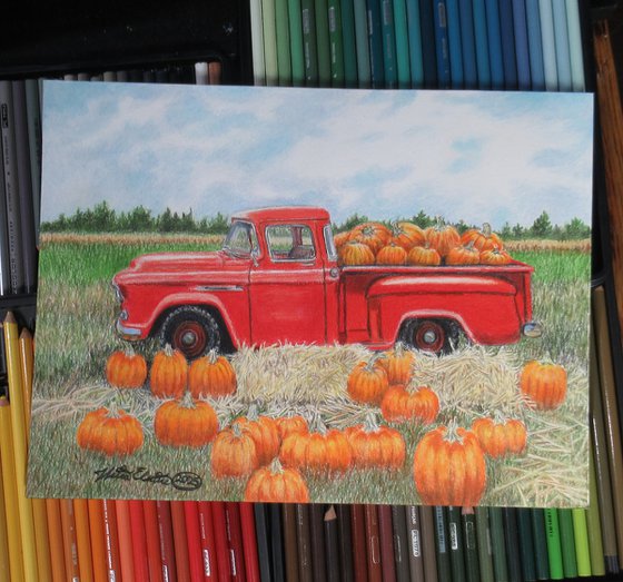 Truck Load of Pumpkins