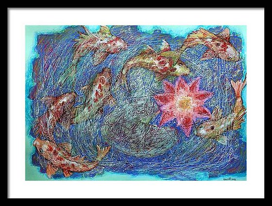 Fantasy with Flowers 332. paper 59x42cm