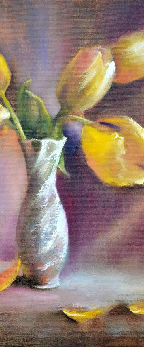 Yellow tulips by Elena Lukina