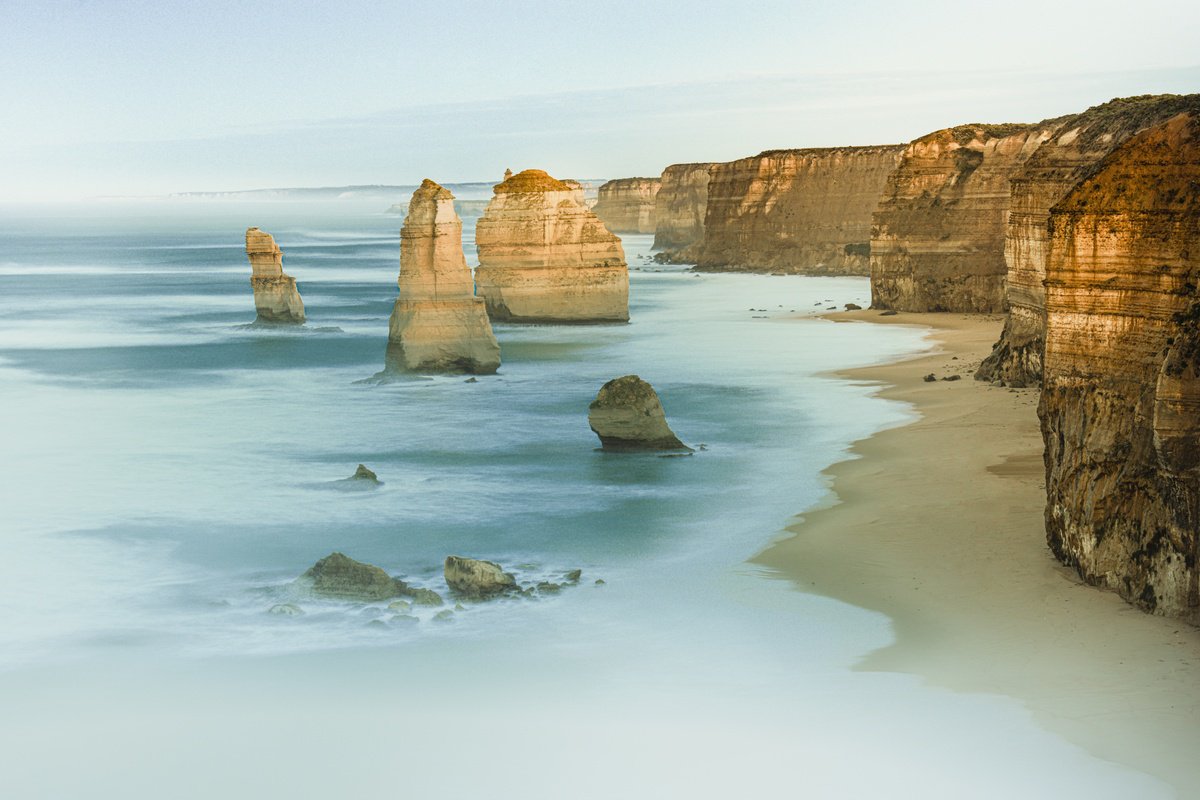 Photorealistic Landscape Photograph By Harv Greenberg, 36 X 24, The Great Ocean Road, Original Artwork
