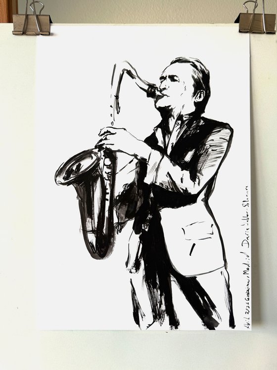 Original A3 Ink Portrait Commission