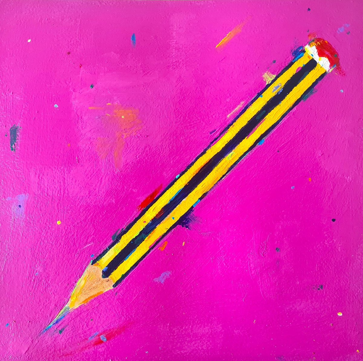  Pencil By Dawn Underwood, 10 X 10, Artwork For Sale On Artfinder