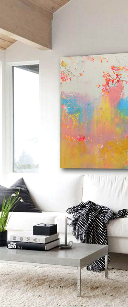 120x100cm. / Abstract painting / Abstract 2133 by Alex Senchenko