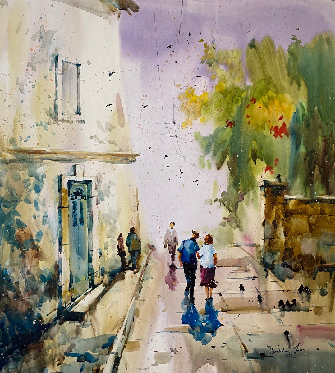 Watercolor -Lifetime Love-? perfect gift by Iulia Carchelan