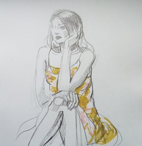 Sofia in a New dress/2 by Oxana Raduga