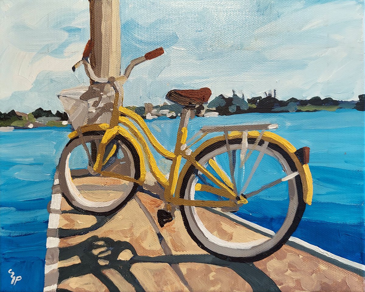 Bike on the Edge by Melinda Patrick