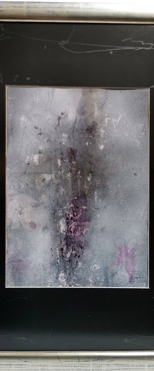 Framed enigmatic still life about time and eternity by O KLOSKA by Kloska Ovidiu