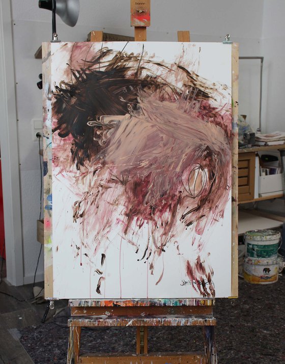 She Paints Outside the Lines No. 7