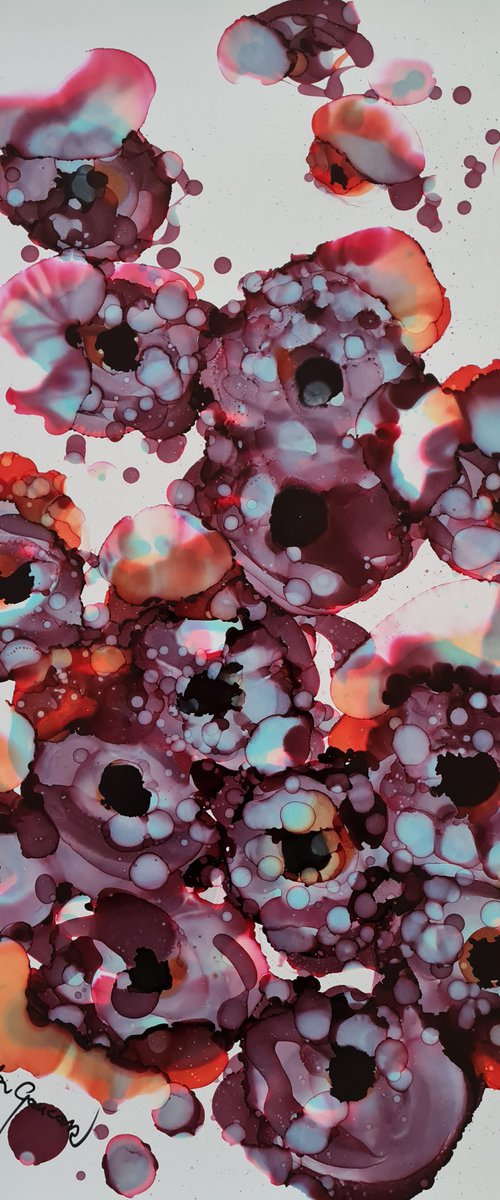 Blooming Flowers by Wioletta Gancarz