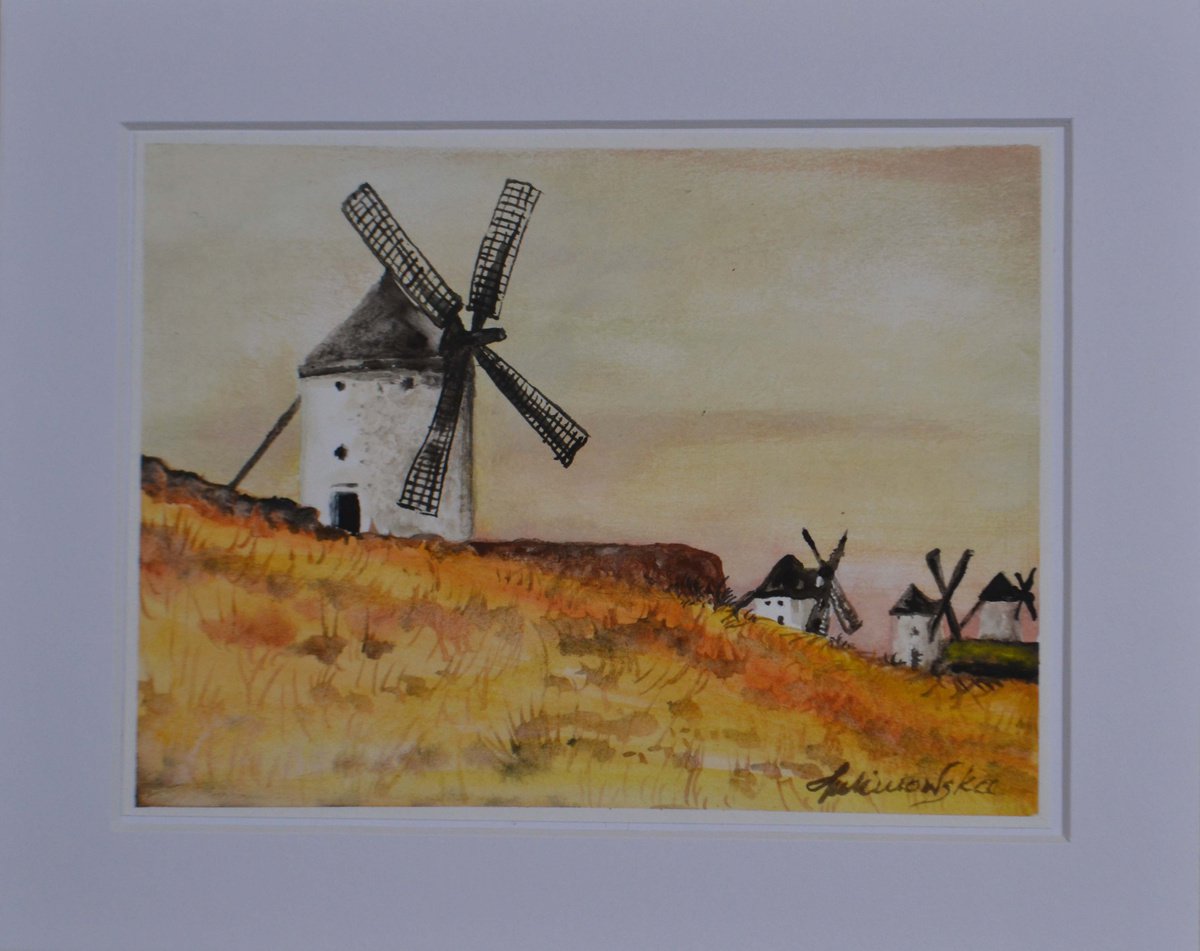 Windmills by Maja Tulimowska - Chmielewska