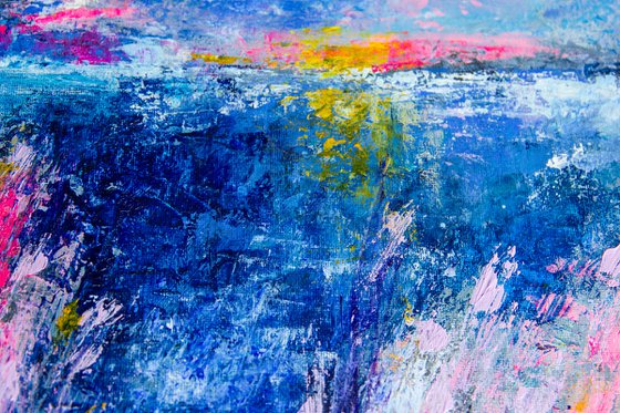 Series “Seas and Oceans”. Pink Sunset