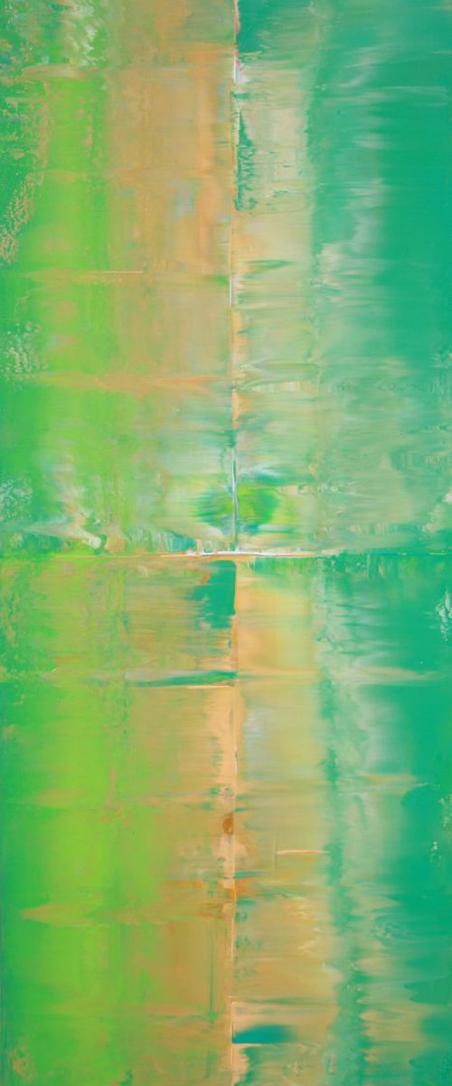 Abstract Teal Lime Green Concept by Robert Lynn