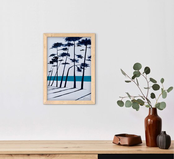 Indigo pinetrees