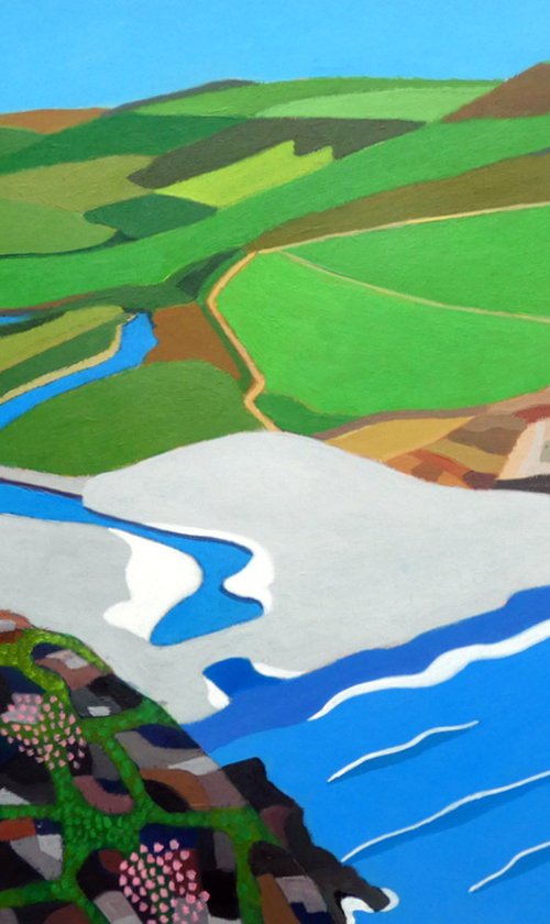 Duckpool from the cliff path by Tim Treagust