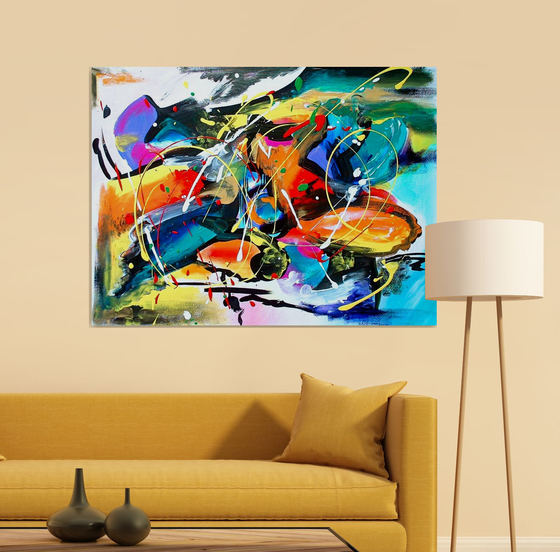 Breakthrough - giclee from stunning original acrylic - on art paper