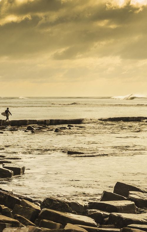 WALKING TO THE WAVES by Andrew Lever