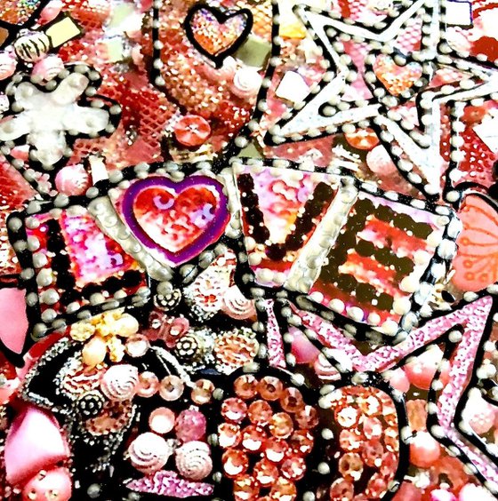 Pink Bling Love