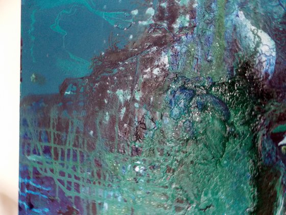 ABSTRACT SEASCAPE BLUE 1