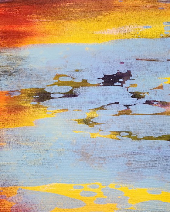 FLARE II - Contemporary Abstract Painting