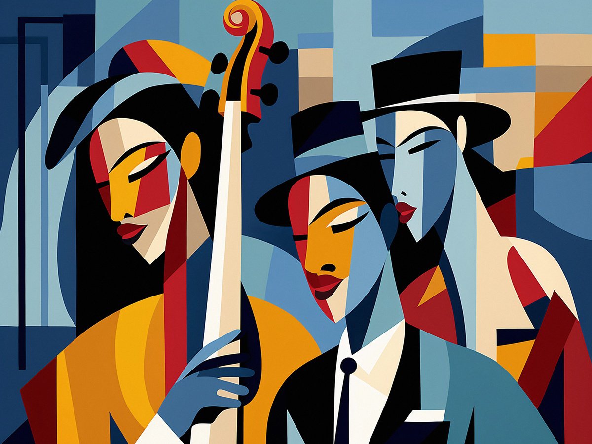 Urban And Pop Acrylic Painting , Trio By Kosta Morr, 31 X 24, Artwork For Sale On Artfinder