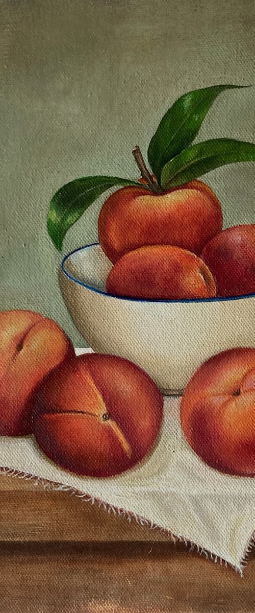 Bowl of Peaches by Priyanka Singh