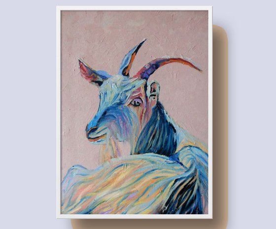 Rainbow goat