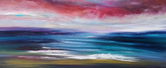 "Catharsis" - Cornish Seascape, Art, Skyscape