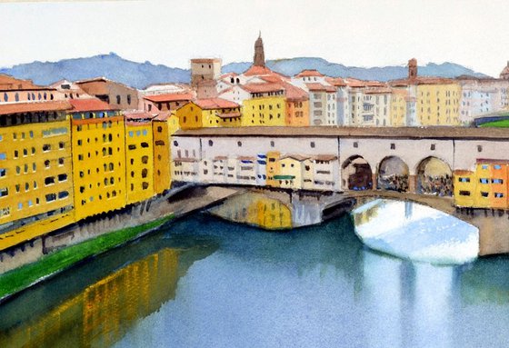 View from Uffizi, Florence