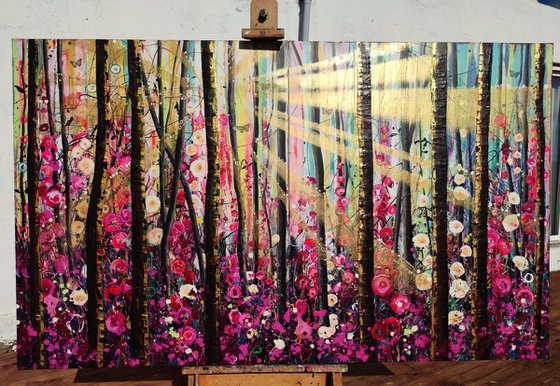 Enchanted - Large painting (Diptych)