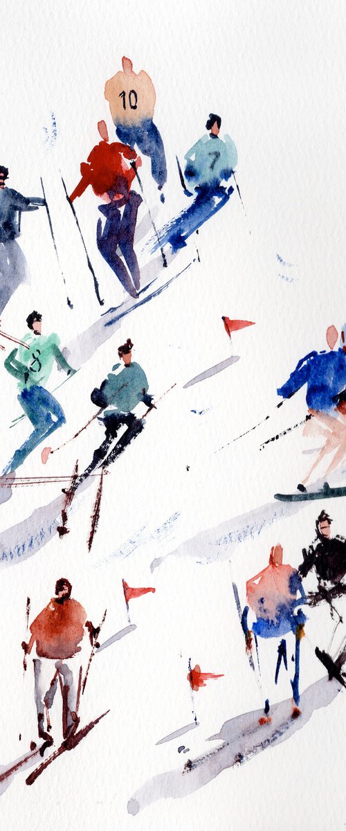 Ski season is open by Bogdan Shiptenko