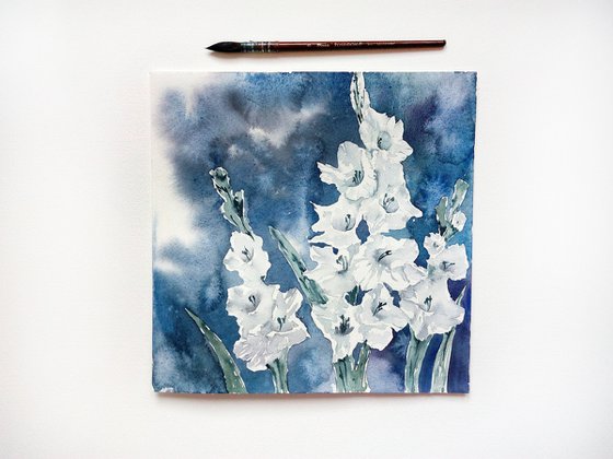 Gladiolus painting