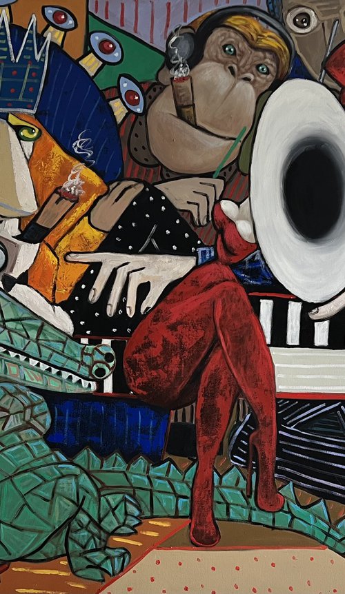 King of Jazz Crocodile Rock and the Gang by Ta Byrne