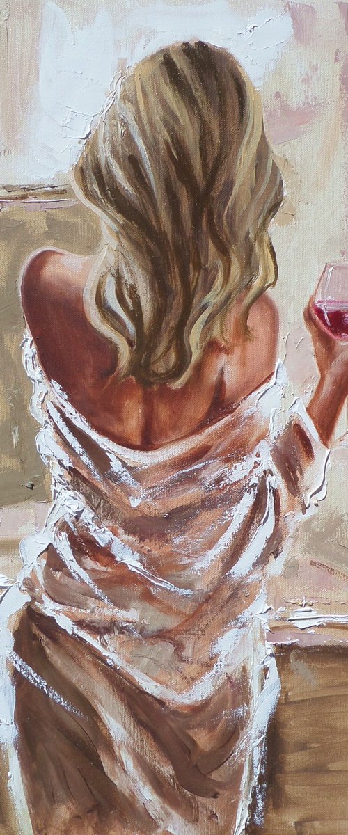 "  RED RED WINE ... " by Monika Luniak