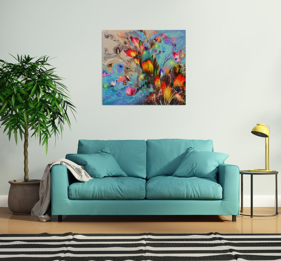 "Spring composition" Large Painting