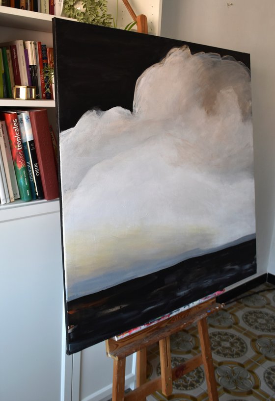 Landscape with clouds
