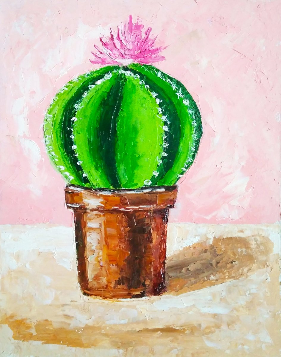 Still life with cactus ? 2 by Yulia Berseneva